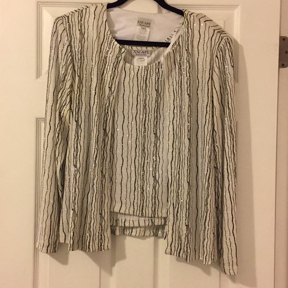 Xscape Jackets & Blazers - Xscape Blazer and Top